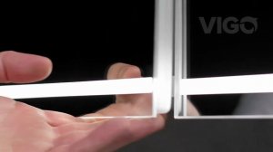 Зеркальный шкаф Vigo Geometry 80