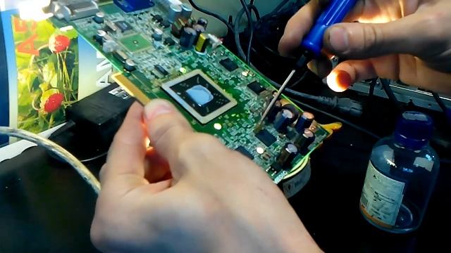 Ремонт видеокарты своими руками в домашних условиях устраняем артефакты смотреть онлайн