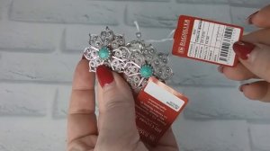 БИРЮЗА серебро 925 ДАГЕСТАНСКИЕ украшения РУЧНОЙ работы