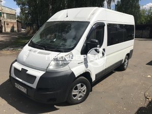 переоборудование пежо боксер из грузового фургона в легковой категории Б.
