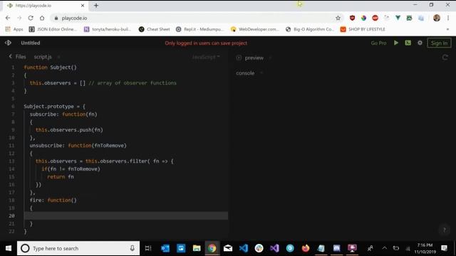 Javascript Design Patterns #5 - Observer Pattern