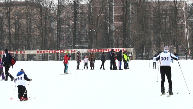 Лыжное будущее Москвы 2016 забег мальчики 6 лет