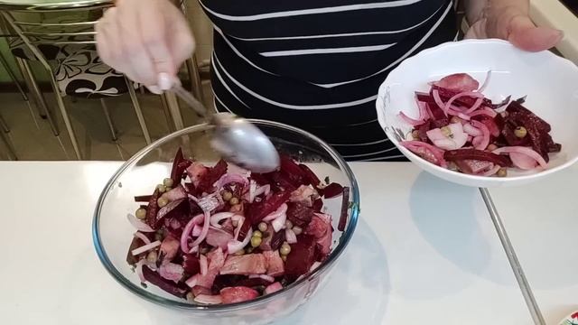САЛАТ "ШАХТЁРСКИЙ"♥️ САЛАТ с СЕЛЬДЬЮ
