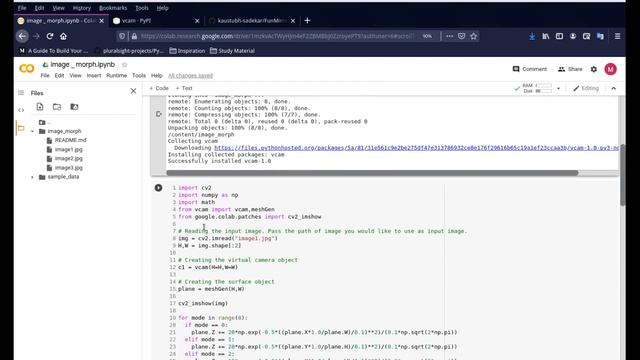 Image Morphing - a Python & OpenCV Project - with code on Colab