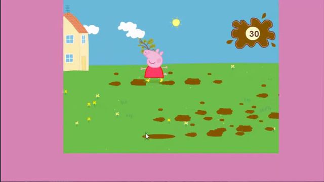 СВИНКА ПЕППА ПРЫГАЕТ ПО ЛУЖАМ.Peppa Pig jumping in puddles смотреть онлайн