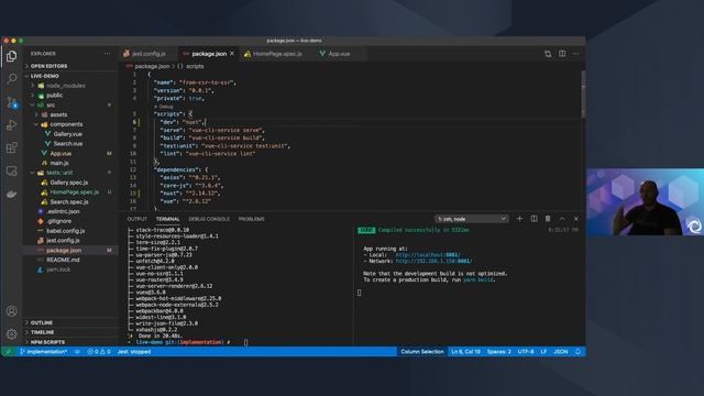 From client side to server side rendering (SSR): Why and how with VUE смотреть онлайн