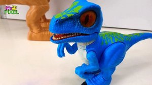 Велоцираптор МЕНЯ УКУСИЛ  !!!  ОБЗОР DINOS UNLEASHED
