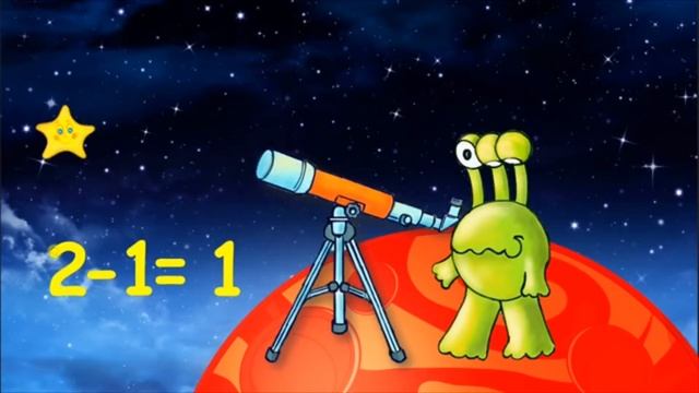 Монстрик Звездочёт  Сложение и вычитание в пределах 10 Addition / Subtraction (within 10)