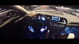Покатушки на Audi по ночному городу