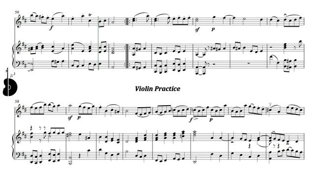 Suzuki Violin Book 3 | Gavotte in D major (J. S. Bach) | Piano Accompaniment | PPM = 80 смотреть онлайн