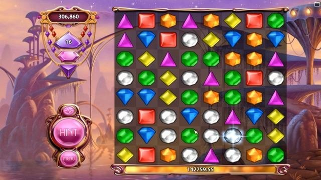 Bejeweled 3 Plus (Bejeweled 2 Mod) - Zen 30 Minutes Gameplay