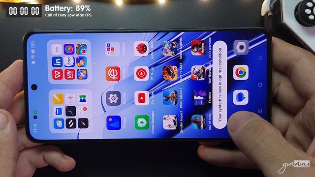 Oppo Reno11 F Gaming test  Genshin Impact PUBG Warzone Fortnite Mobile Legends CODM