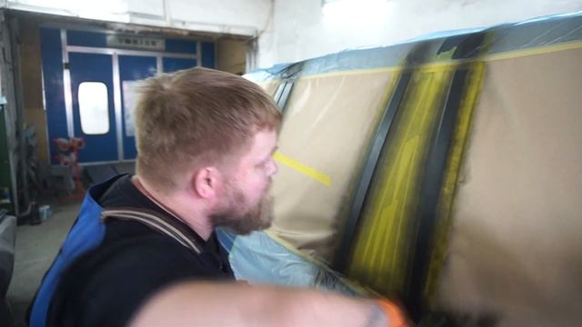 Покраска структурного пластика балончиками от MIPA смотреть онлайн