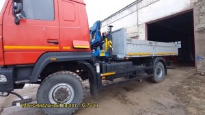 Бортовой автомобиль МАЗ с КМУ ИНМАН ИМ 25