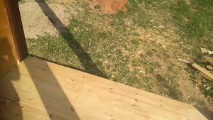 Пол на веранде лестница