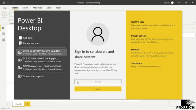 Power BI Desktop User Interface | Power BI User Interface in Hindi | Power BI Tutorial in Hindi