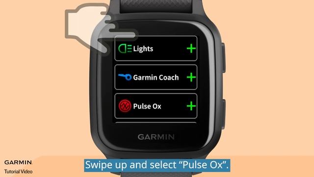 Tutorial - Venu Sq / Venu Sq Music edition Smartwatch : How to Use the Pulse Oximeter смотреть онлайн