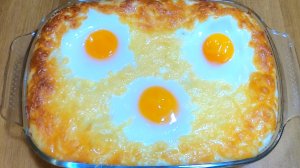 Нежное КАРТОФЕЛЬНОЕ ПЮРЕ с сыром и яйцами. Пальчики оближешь