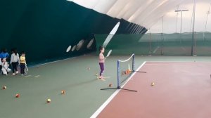 Теннис для малышей. Baby tennis Тренировки. София и Султан. Спортивное настроение