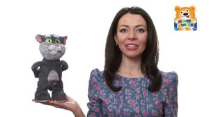 Говорящий кот Том повторюшка мягкая игрушка 27,5 см