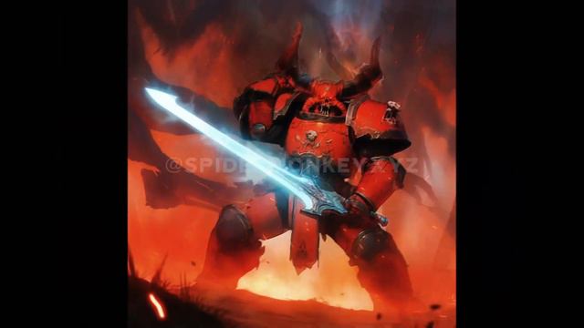 Warhammer 40k Chaos Space Marine A.I art смотреть онлайн