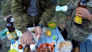 Рыбалка на хариуса в сибирской тайге. Таежная кухня