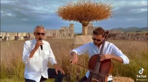 HAUSER “Con Te Partirò” With my friend the Maestro Andrea Bocelli 🎻#Bocelli #Hauser #classicmusic