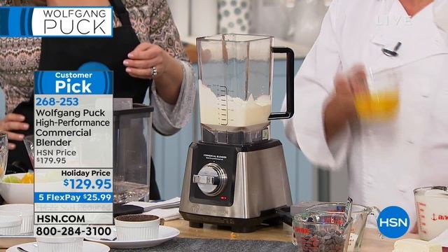 Wolfgang Puck HighPerformance Commercial Blender смотреть онлайн