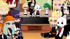 Pro Heroes LOV and parents react to Deku got into a fight…|| mha/bnha || Gacha || my AU ||