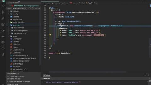 Nest JS Graphql Gateway with Graphql and REST based services #08 #microservices #nestjs