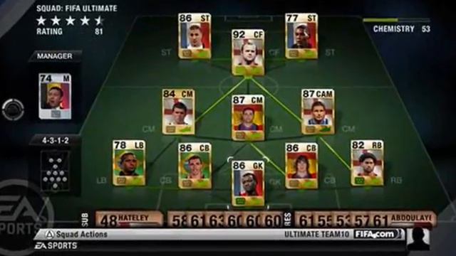 Fifa 10 ultimate team glitch (PS3) смотреть онлайн