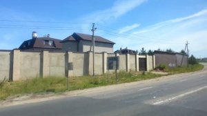 Истринский район МО, с.Павловская Слобода, вид из окна маршрутного такси в Москву (5)