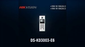 2 МП многоэтажная IP вызывная панель с сенсорным LCD-экраном DS-KD3003-E6. Домофон Hikvision