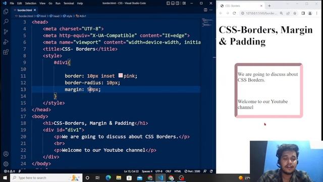 CSS Margin and Padding Explained | CSS Border Explained | CSS Tutorial for Beginners | SimpliCode