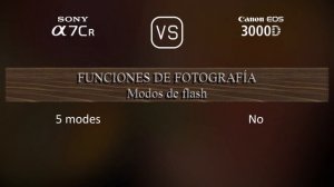 Sony A7CR vs. Canon EOS 3000D: Una Comparación de Especificaciones