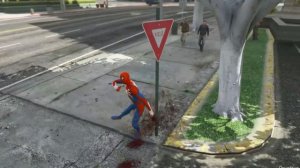 GTA V Spiderman Ragdolls Trampoline Jumps & Fails - (Spider-Man Fails, Funny Moments)