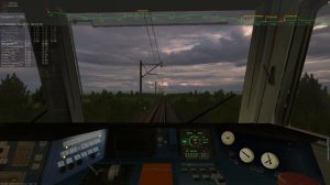 ZDSimulator. Горячий ключ - Краснодар 1. Едем графиковой электричкой с информатором 2012г!