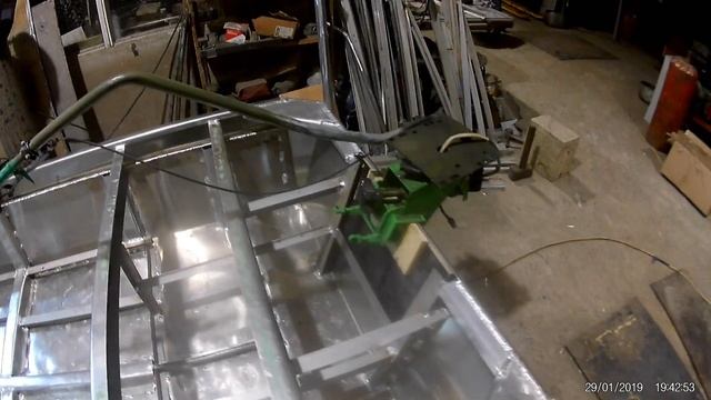 Изготовление алюминиевой лодки для болотохода смотреть онлайн