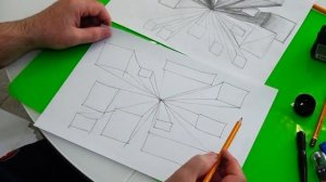 Учимся рисовать. Точки схода