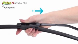 Установка дворников Valeo Silencio Flat - Bayonet