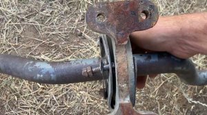 Соломотряс. Замена гнутого вала