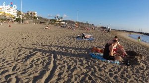 Beach Walk Canary Island Spain playa las vista