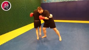 Ушу-саньда в Москве. Техника борьбы и спарринг.