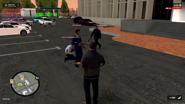 КАК МЫ ПРЕССАНУЛИ МЕНТОВ?! GTA: РОССИЯ (RP BOX) смотреть онлайн