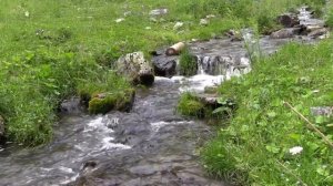 Шум ручья для релаксации и медитации. The sound of a mountain stream for relaxation and meditation.