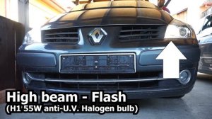 Renault Espace IV - Light bulb types (Exterior)