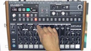 Arturia DrumBRUTE - Sounds and Patterns Demo (No Talking)