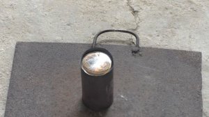 Залил алюминий в алюминиевую банку