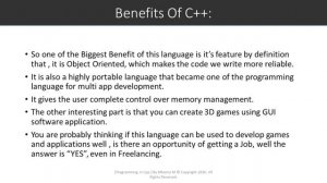 What Is C++ , Programming In Cpp Course | 2020