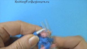 ДВУХЦВЕТНАЯ ПУТАНКА Узор вязания спицами 78